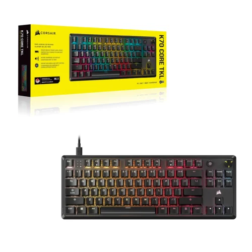 Teclado Mecánico Gamer Corsair K70 CORE TKL RGB