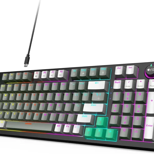 Teclado Mecánico Gamer GEEZER AK96 Switch Azul